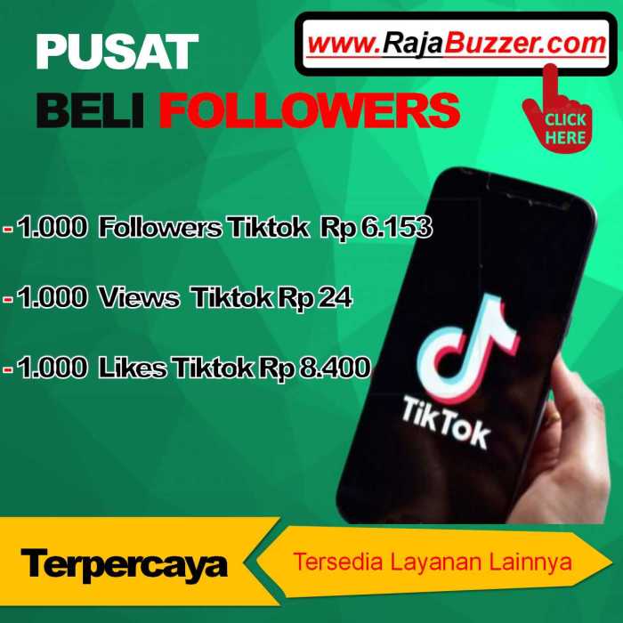 Jasa followers tiktok