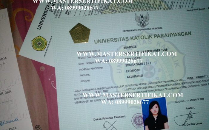 Jasa pembuatan ijazah