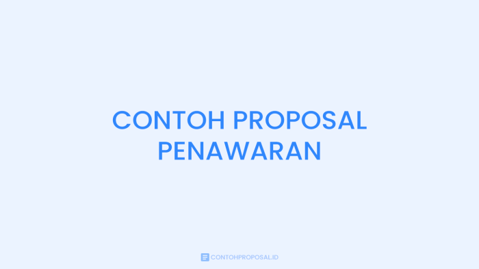 Contoh proposal penawaran jasa video shooting