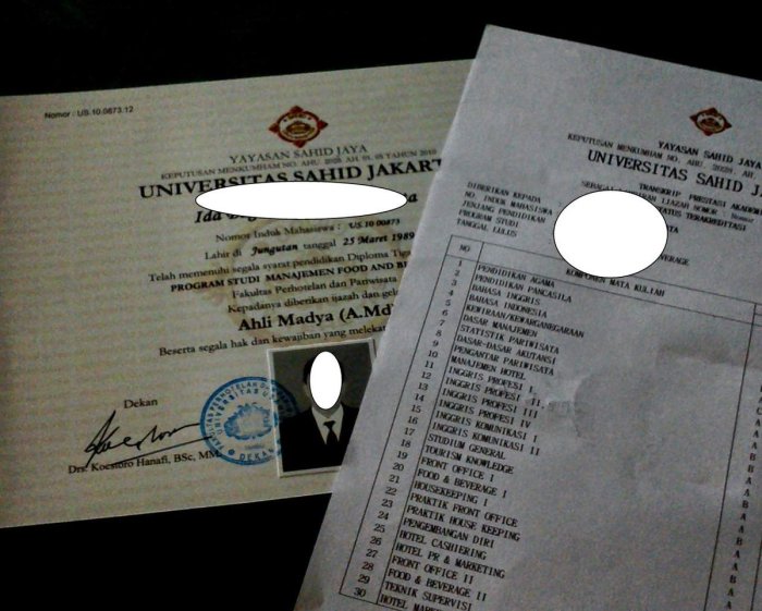 Jasa pembuatan ijazah