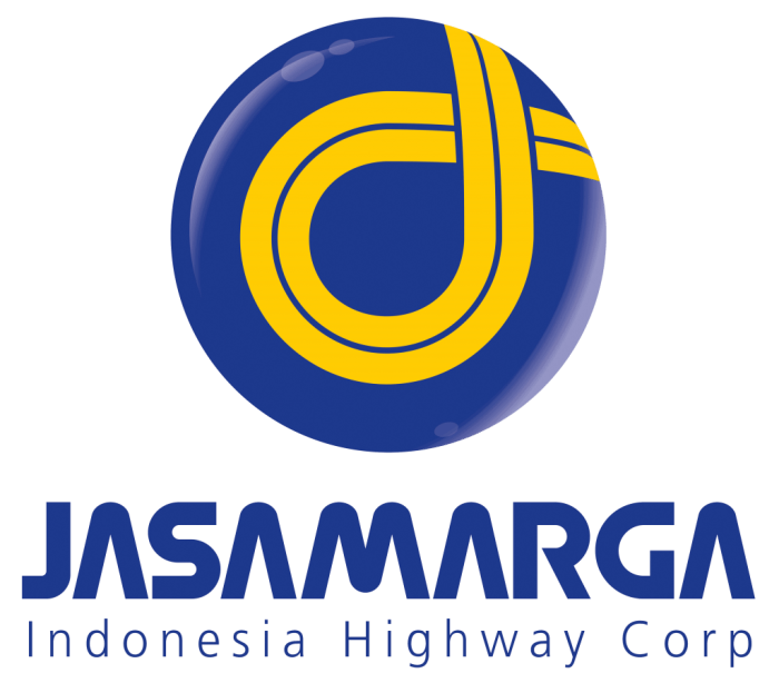 Logo jasa marga hitam putih