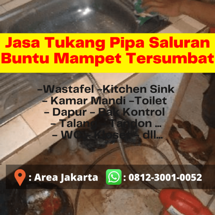 Jasa saluran mampet jakarta selatan