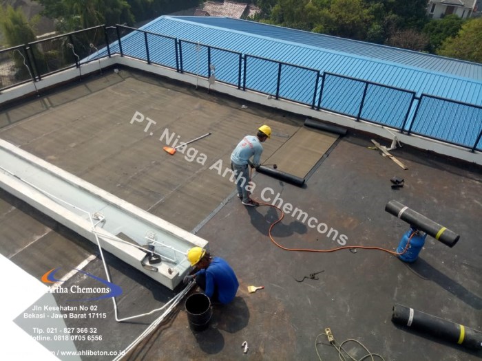 Jasa waterproofing membrane bakar