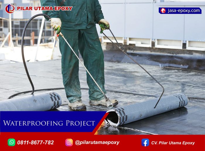 Jasa waterproofing membrane bakar