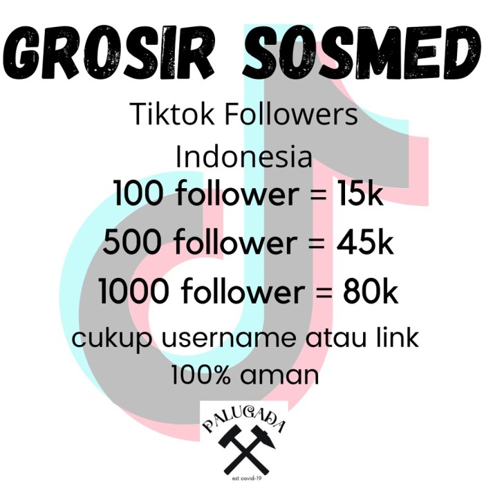 Jasa followers tiktok